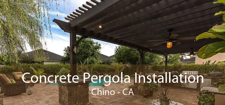 Concrete Pergola Installation Chino - CA